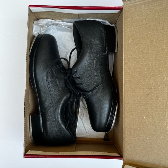 So Danca TA800 Tayla Black Leather Professional Tap Shoes Ladies 4 Fit Child 2 - Picture 8 of 12